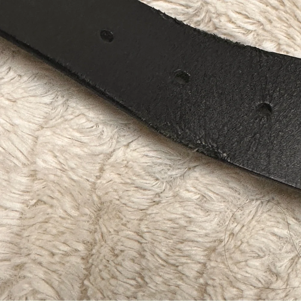 Levis Mens Black Genuine Leather Belt Sz Medium